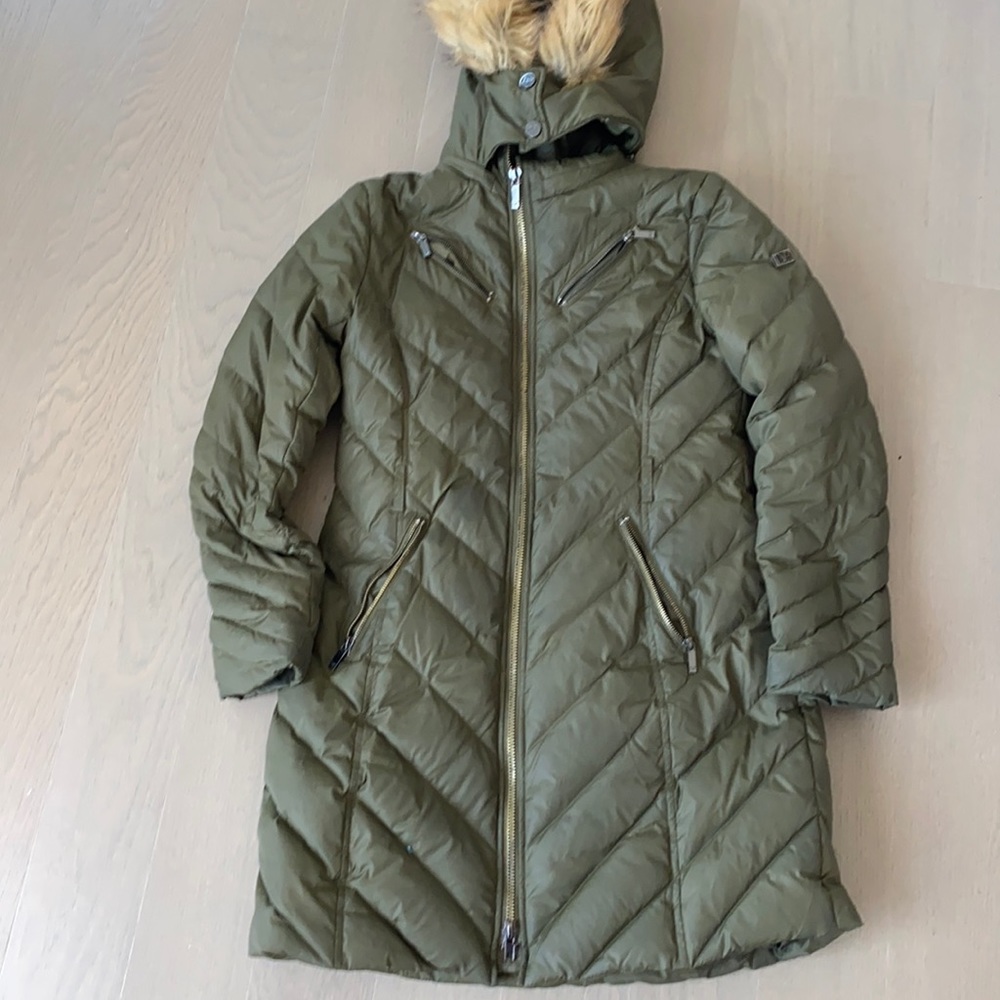 DVF Green Winter Jacket - Ankle Length